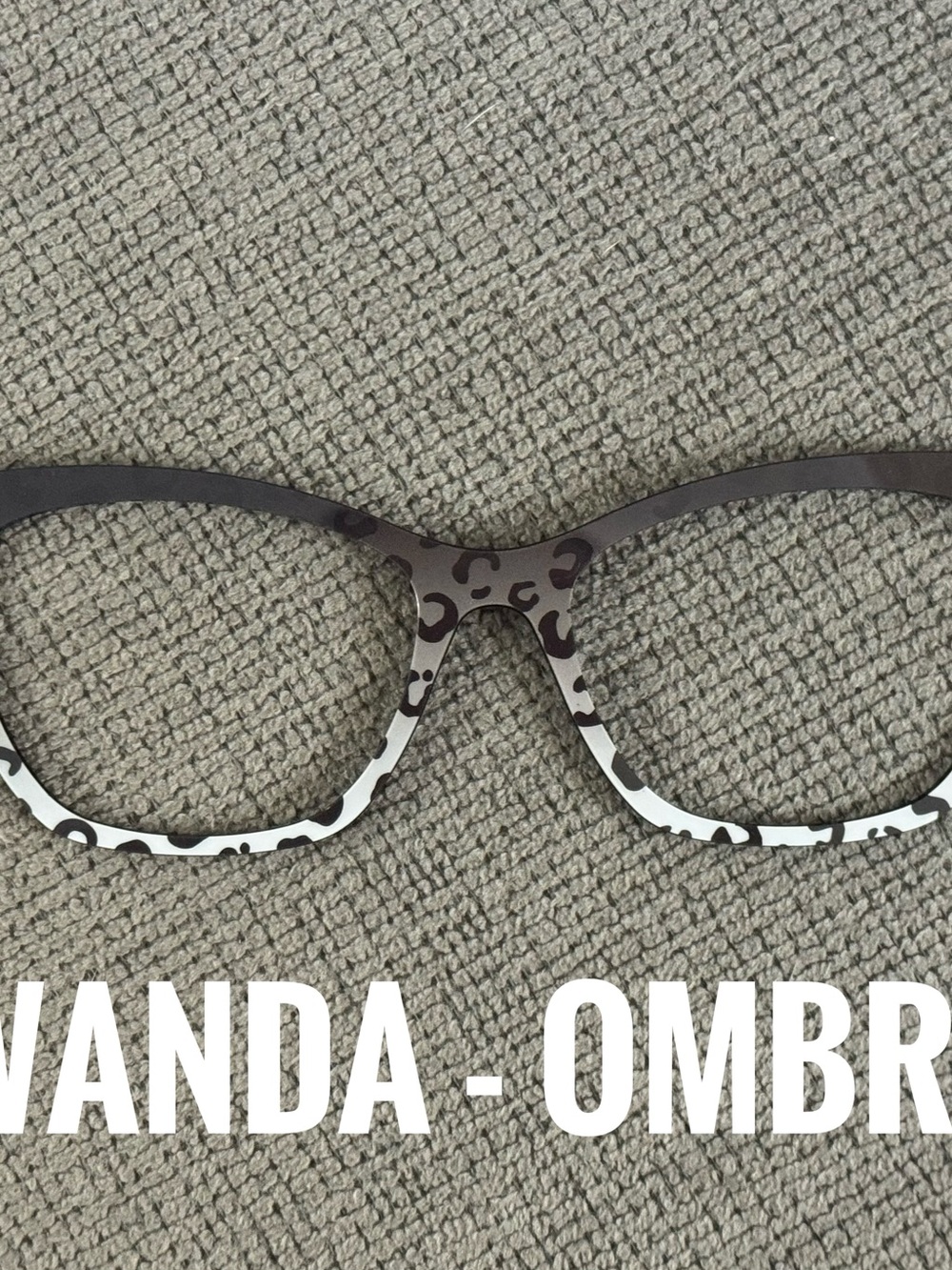 Pair Eyewear Custom Wanda Ombre Cheetah Toppers